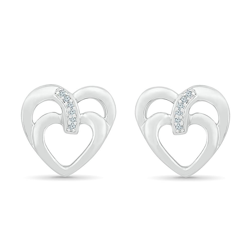 Heart Silver Earring – SILBERUH